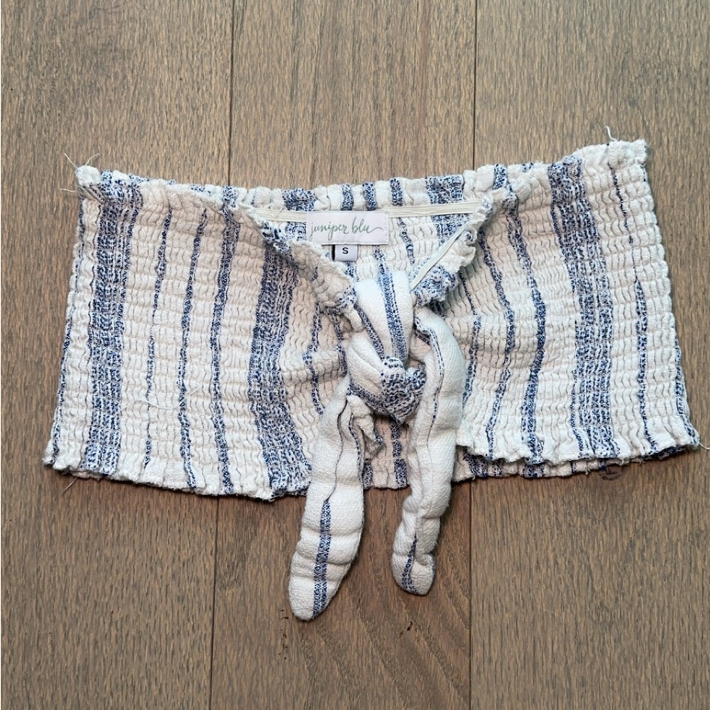 Stripped Bandeau Top